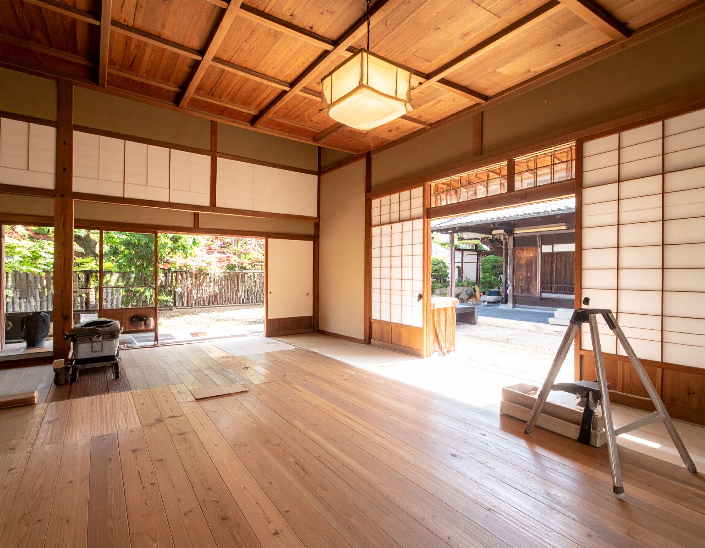 日本家屋の床リフォーム事例